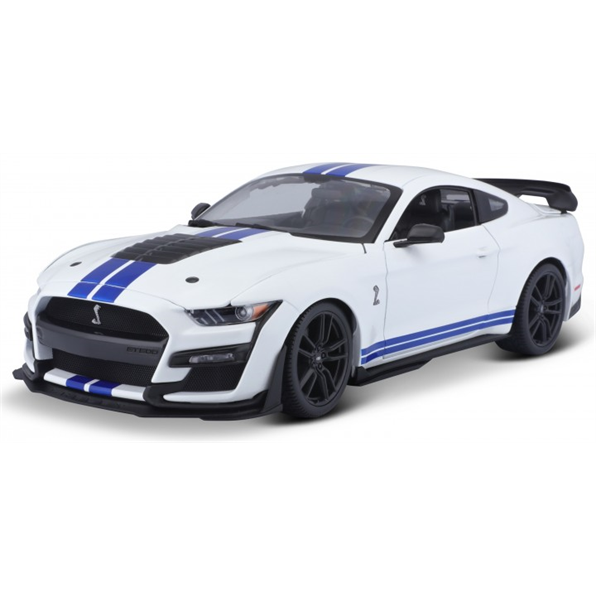 Ford Mustang Shelby GT500 2020 White (Blue stripes)