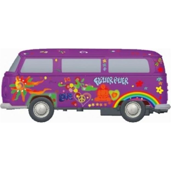 VW T1 Samba Hippie Line Purple