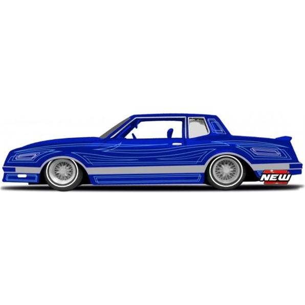 Chevrolet Monte Carlo Lowrider 1986 Blue /Silver