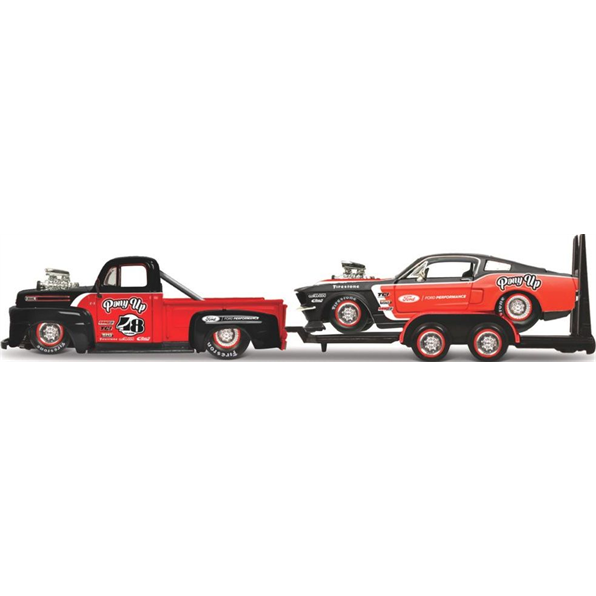 Ford 1 Pick Up 1948 + Ford Mustang 1967 (2 Car Set)
