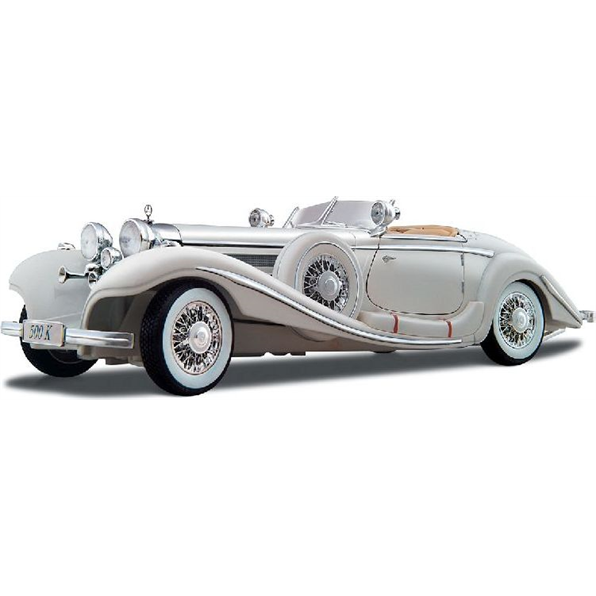 Mercedes 500K Special Roadster - White
