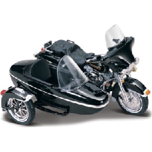 H-D FLHT Electra Glide and Sidecar - Black