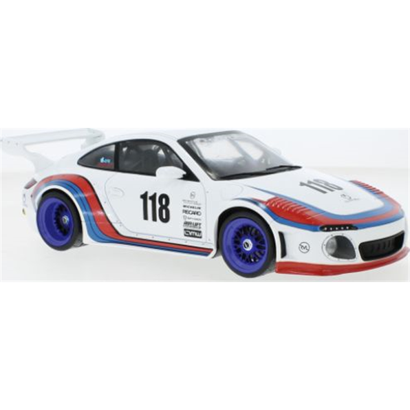 Porsche Old and New 997 White Martini 2020