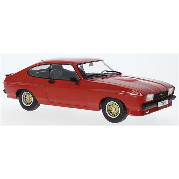 Ford Capri MK II X-Pack Red 1975 With Gold/Silver Wheels - LHD