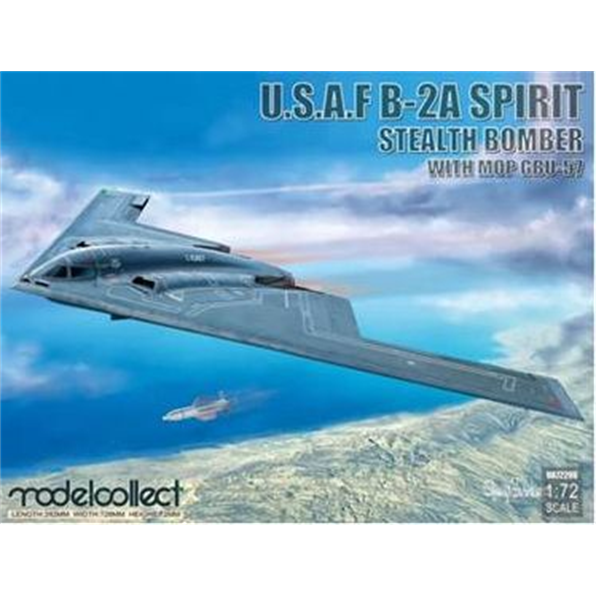 B-2A Spirit Stealth Bomber with Mop GBU-57 USAF