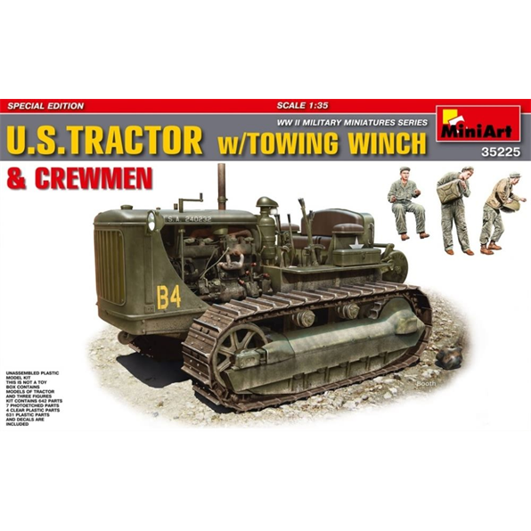 US Tractor with Towing Winch and Crewmen