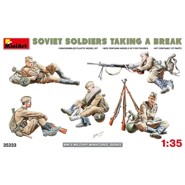 Soviet Soldiers Taking a Break