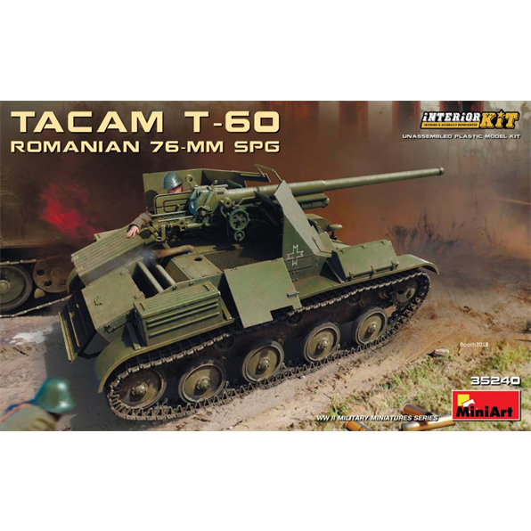 Romanian 76mm SPG Tacam T-60 Interior Kit