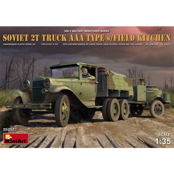 Soviet 2ton AAA Type Truck with Field Kitc