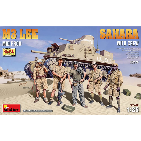 M3 Lee Mid Prod. Sahara w/ Crew