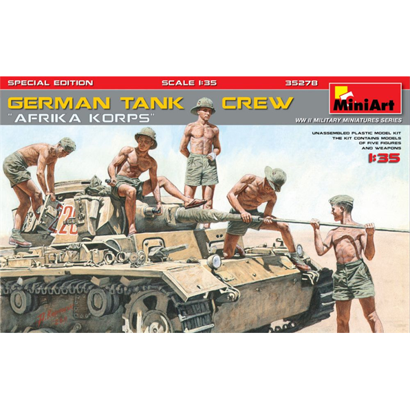 German Tank Crew 'Afrika Korp' Spec Edt