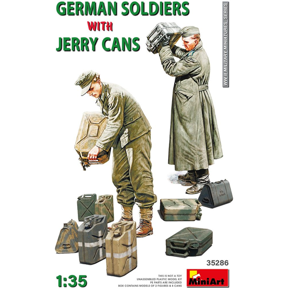 German Soldiers w/ Jerry Cans