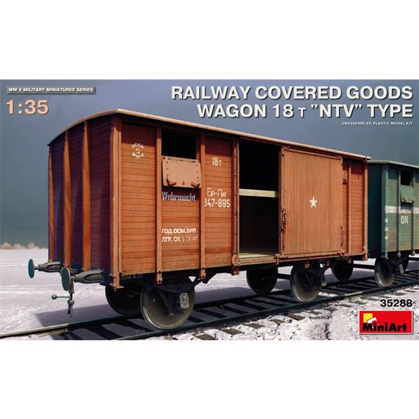 Covered Goods Wagon (Railway) 18t NTV Type