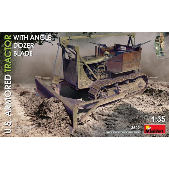 US Armored Tractor w/ Angle Dozer Blade