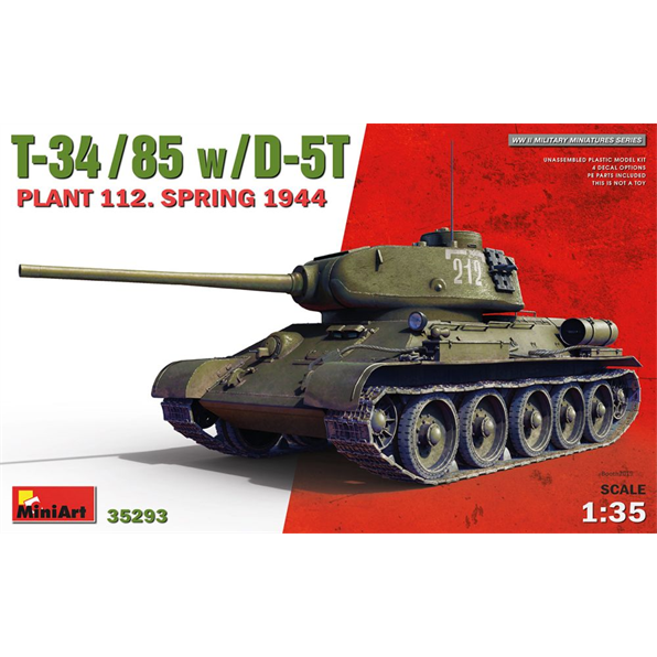 T-34/85 w/D-5T Plant 112 1944