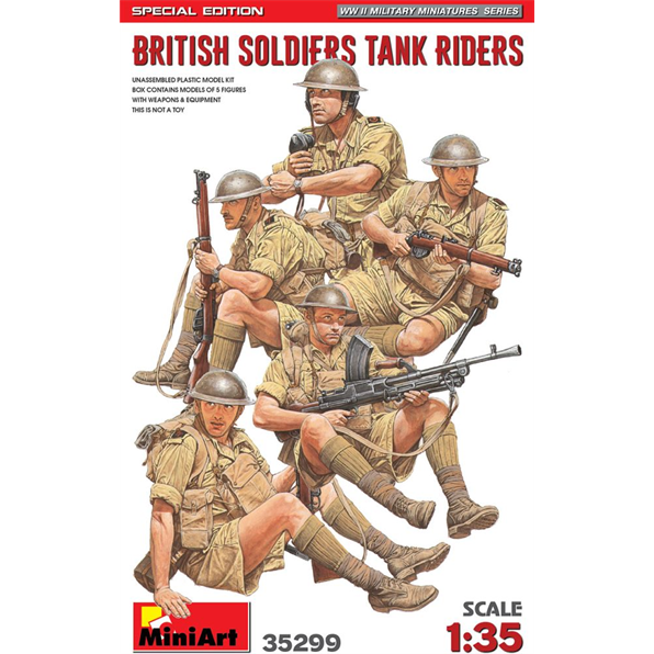 British Soldiers Tank Riders (Ltd)