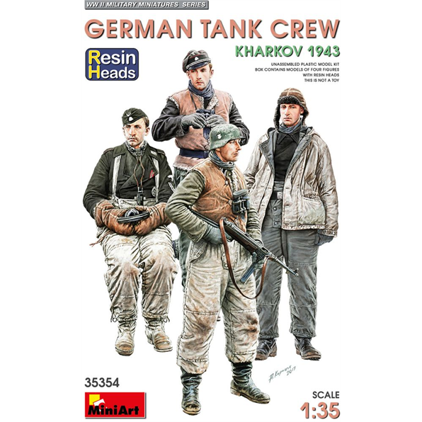 German Tank Crew, Kharkov (Resin Heads)