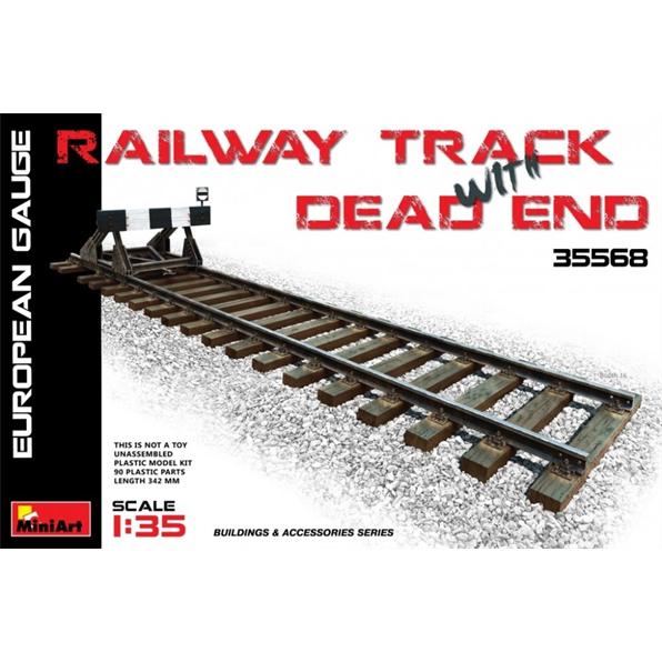 Railway Track and Dead End European Gauge
