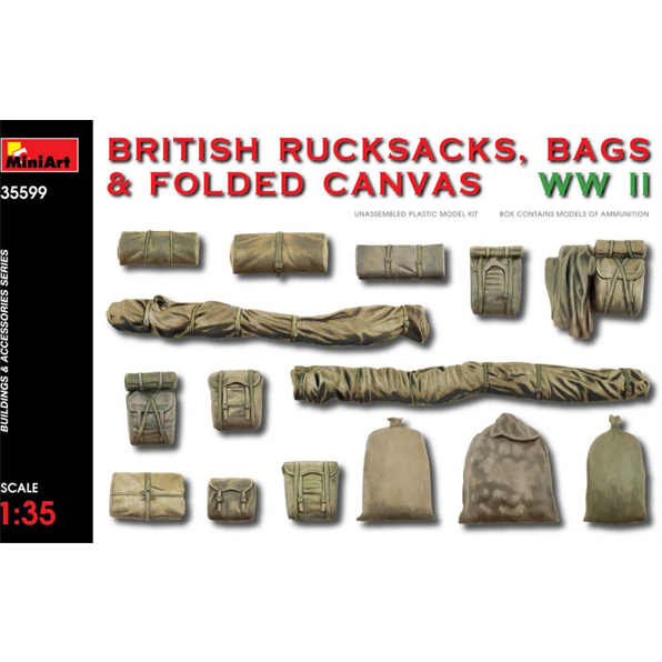 British Bags, Rucksacks and Canvas WWII