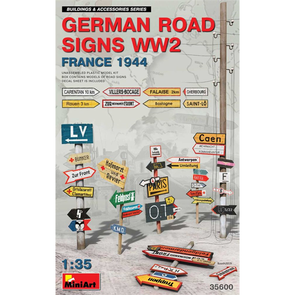 German Road Signs WWII (France 1944)