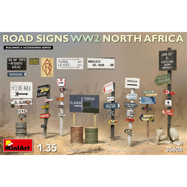 Road Signs WWII (N. Africa)