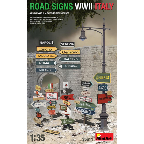 Road Signs WWII Italy