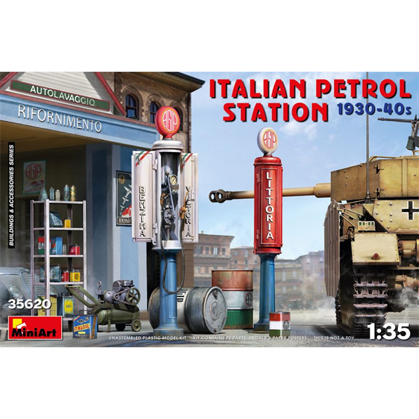 Italian Petrol Station 1930-10940's