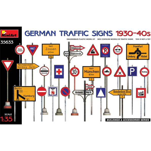 German Traffic Signs 1930-40's