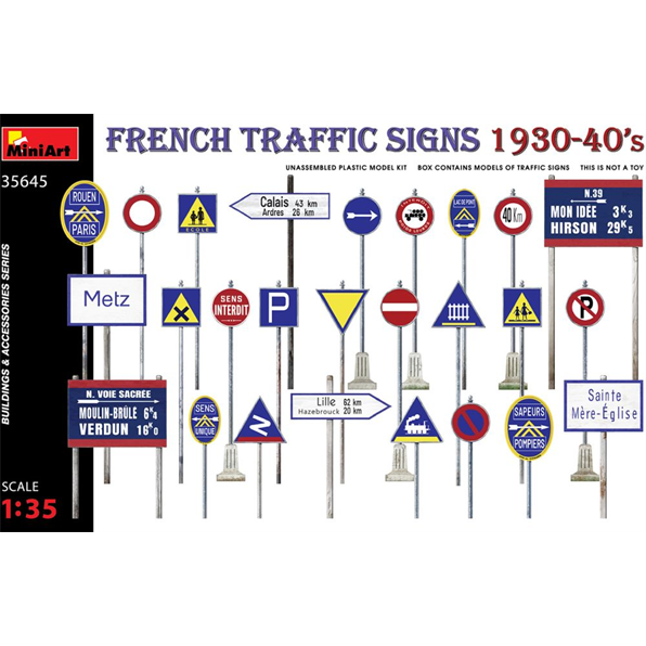 Traffic Signs France 1930-40's