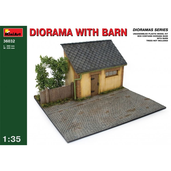 Diorama with Barn