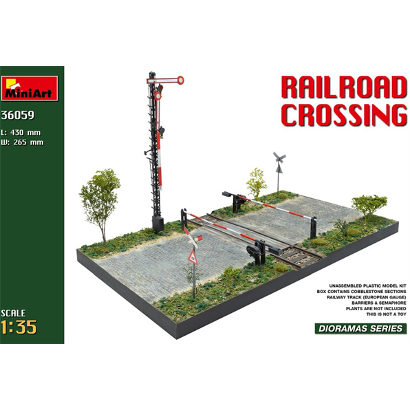 Railroad Crossing Diorama