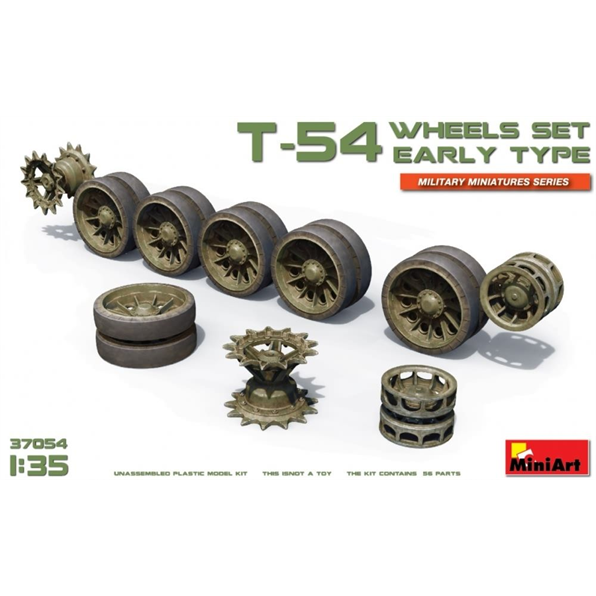 T-54 Wheels Set Early Type