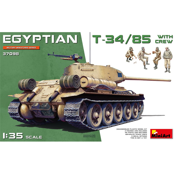 Egyptian T-34/85 w/ Crew