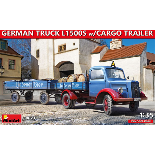 German Truck L1500s w/ Cargo Trailer