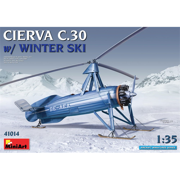 Cierva C.30 with Winter Ski