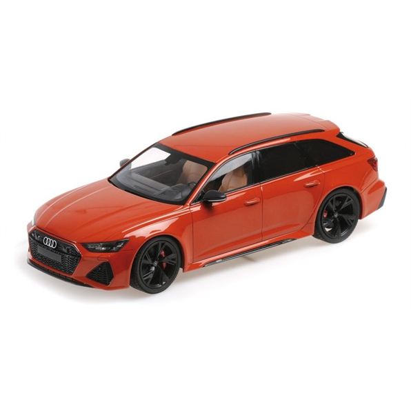 Audi RS 6 Avant 2019 Orange Metallic (Sealed Body)