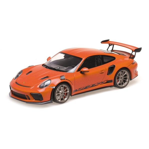 Porsche 911 GT3RS (991.2) 2019 Lava Orange W/ Platinum Wheels (Sealed Body)
