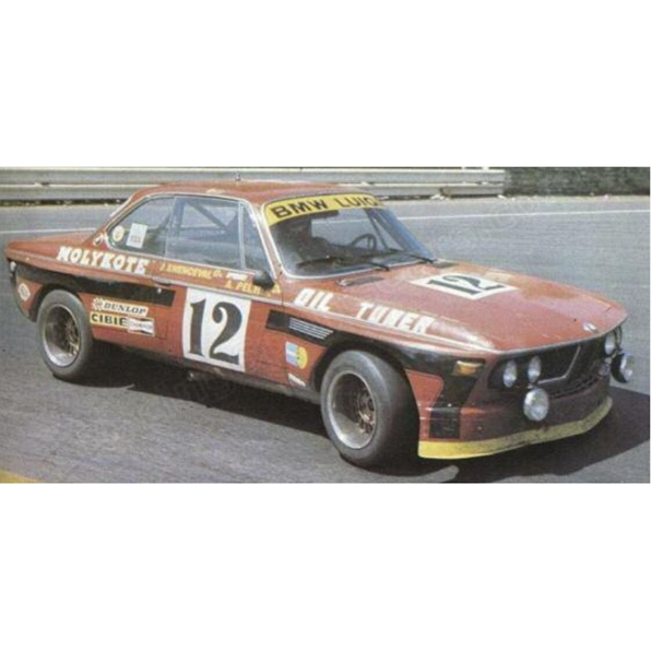 BMW 3.0 CSL BMW Luigi Peltier/Xhenceval/ Dieudonnee Winner 24h Spa 1974