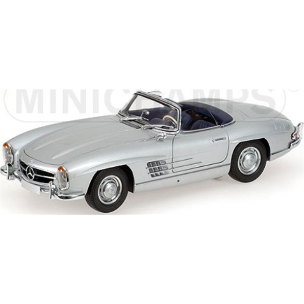 Mercedes Benz 300 SL Roadster (W198) 1957 Silver (Opening Parts)