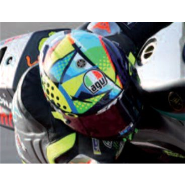 AGV Helmet Valentino Rossi Winter Test Qatar 2021