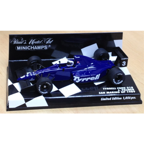 Tyrrell Ford 018 1989 Jonathan Palmer