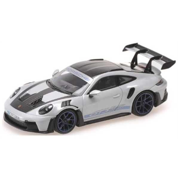 Porsche 911 (992) GT3RS 2022 Grey Metallic w/Blue Wheels