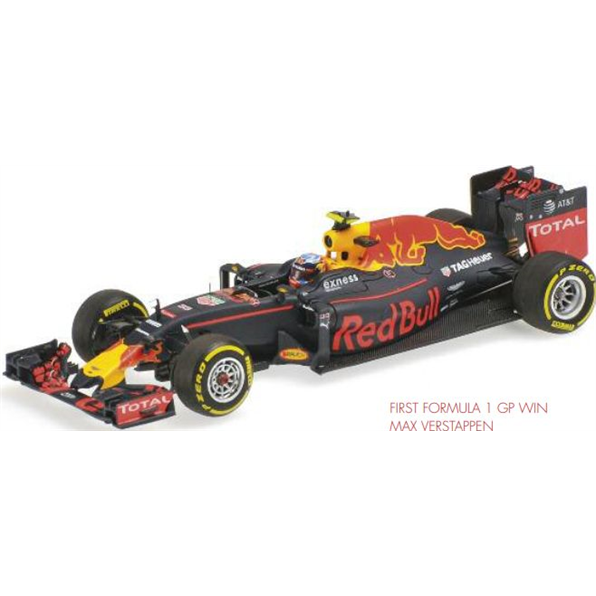 Red Bull Racing Tag Heuer RB12 Max Verstappen Winner Spanish GP 2016
