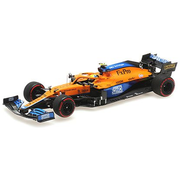 McLaren F1 Team MCL35M Lando Norris Pole Position Russian GP 2021