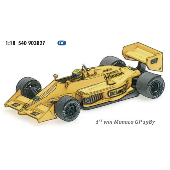 Lotus Honda 99T Ayrton Senna 1st Win Monaco 1987 Dirty Version