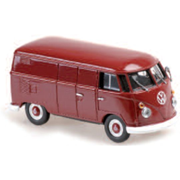 VW T1 Box Van 1963 Dark Red