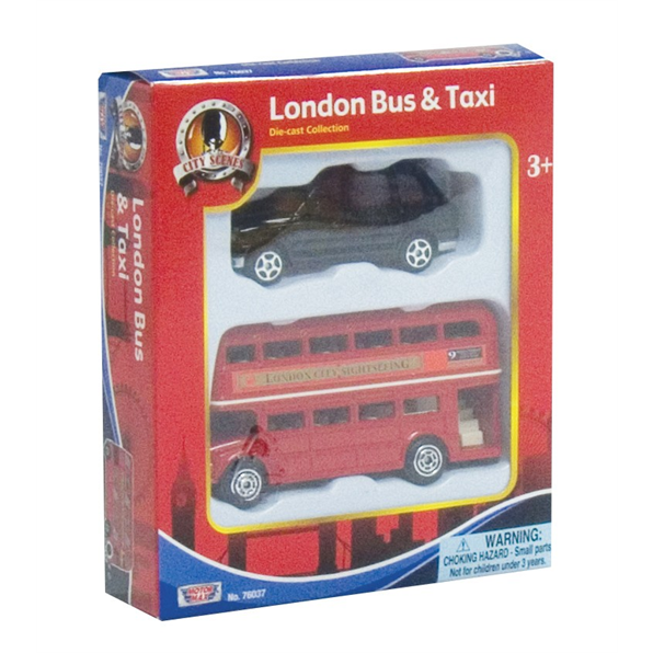 London Bus and Taxi 2pc Set
