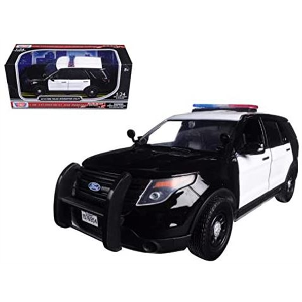 Ford Police Interceptor Black/White Utility 2015 With Lights