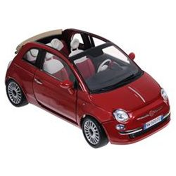 Fiat Nuova 500 cabrio - Red