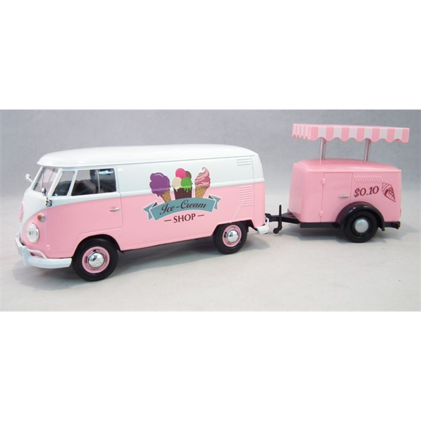 VW T2 van and trailer Ice Cream
